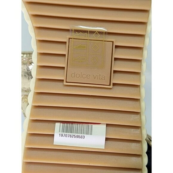 Dolce Vita Daiya Women's Metallic Platinum Platform Sandal Size 9.5 (MSRP $130) - Picture 7 of 11